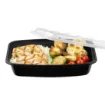 Picture of Clear Lid 500cc Black Container X 380 - 05212204