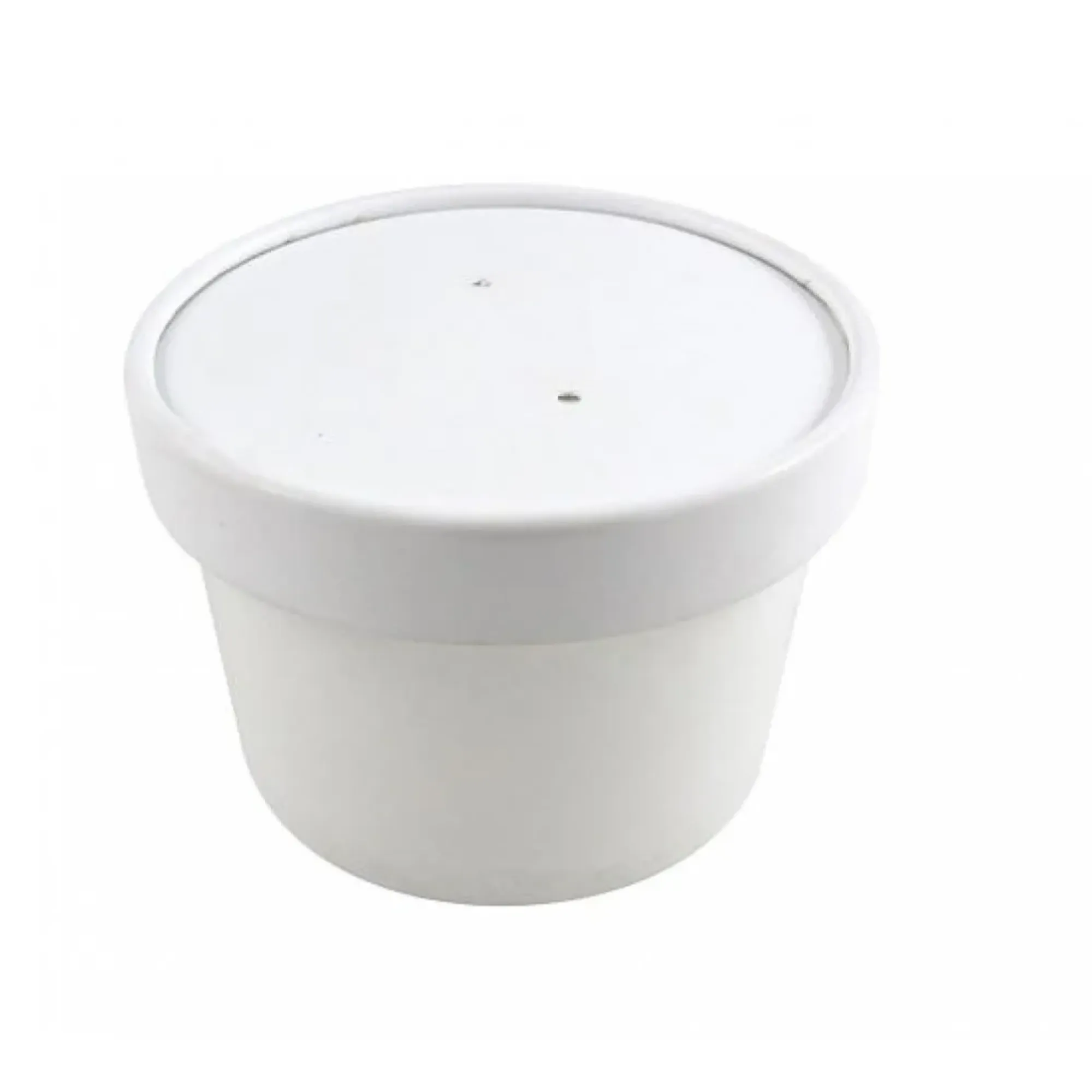 Picture of White 12oz Soup Container + Paper Lid X 25