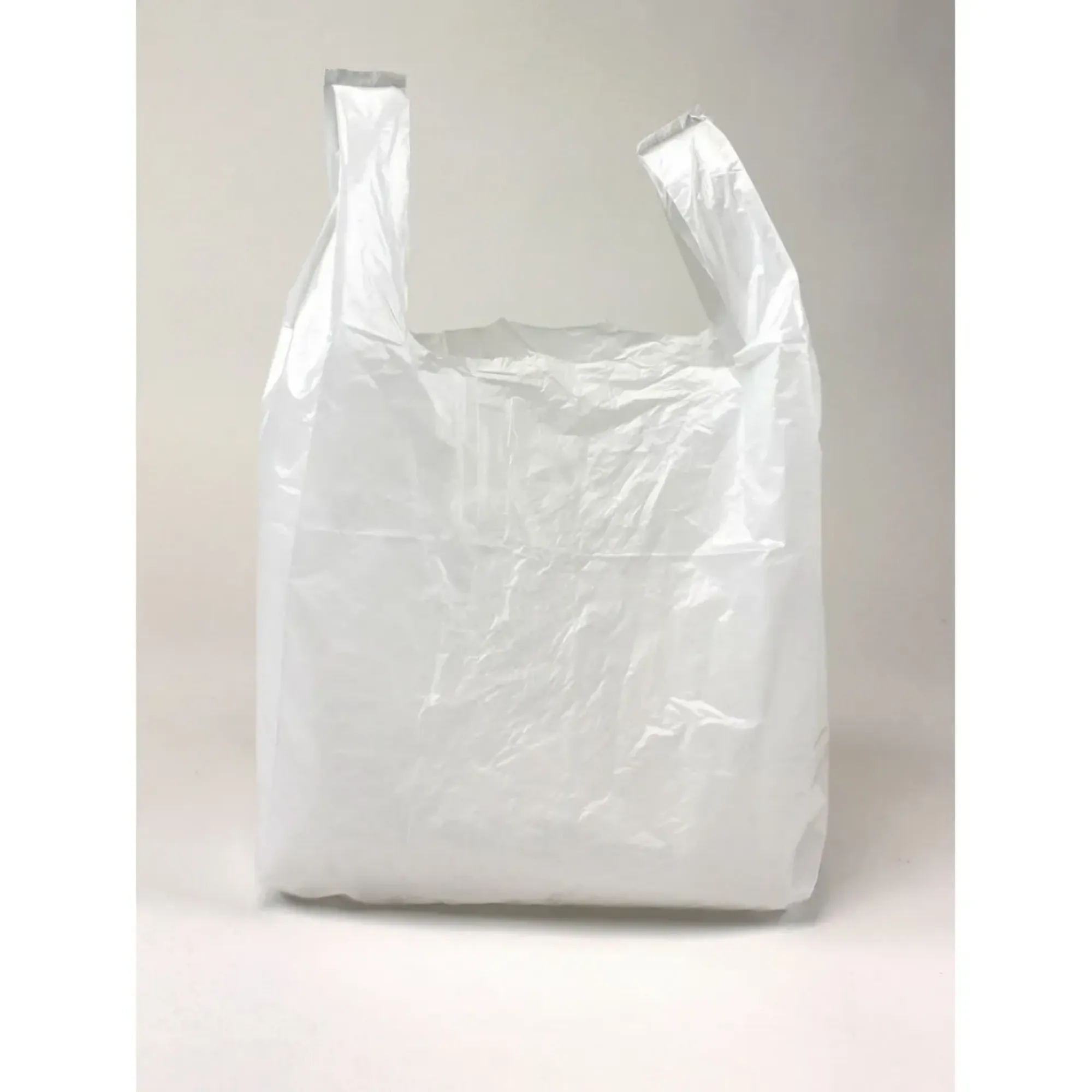 Picture of Plastic White Carrier Bag H/d X 100