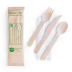Picture of Wooden Knife, Fork, Spoon + Napkin X 250 - 05272076
