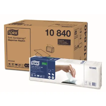 Picture of Tork Xpressnap White N4 Dispenser Napkin X 9000