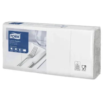 Picture of White 8 Fold 32cm Lunch Napkin X 2000