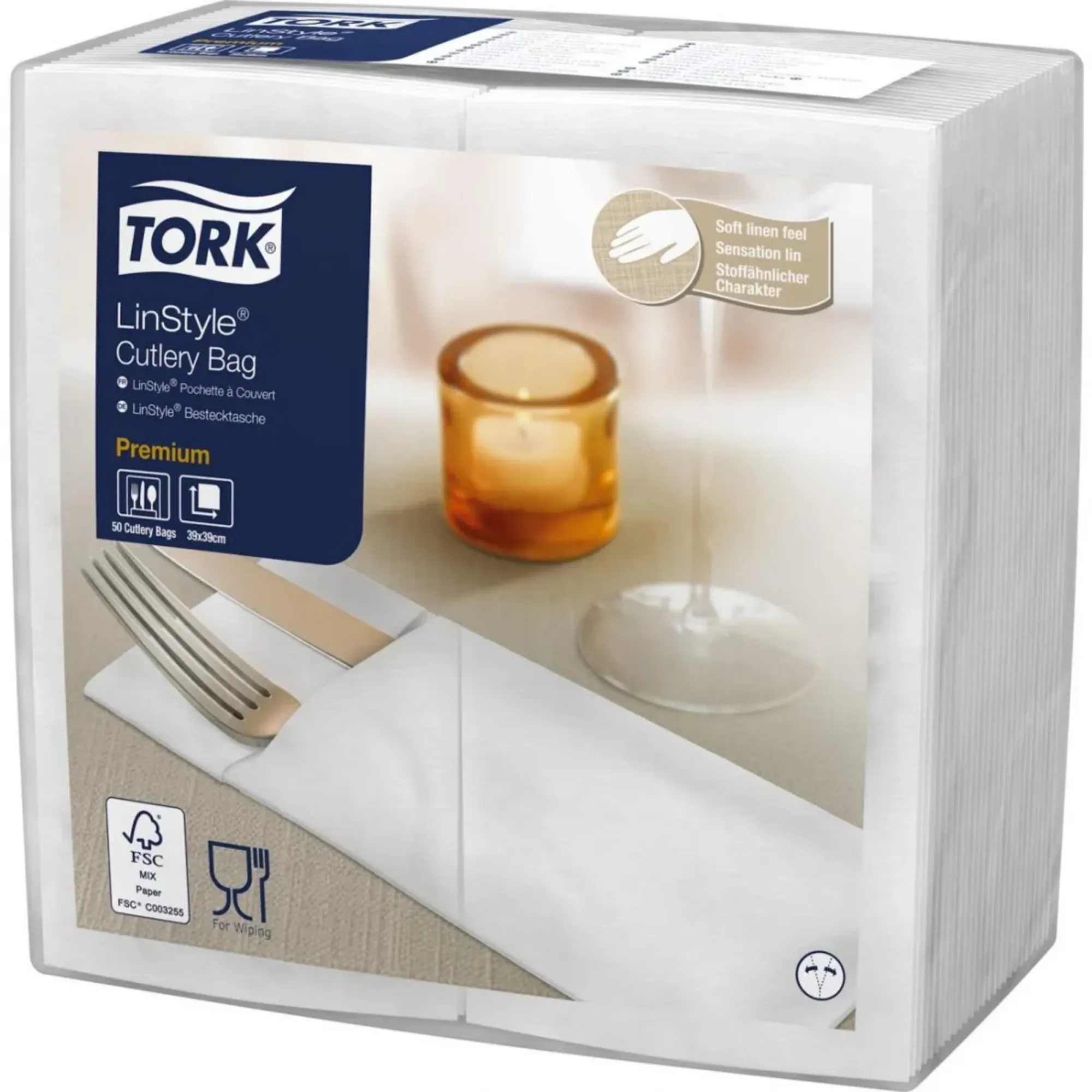 Picture of Tork White Linstyle Pouchette X 600