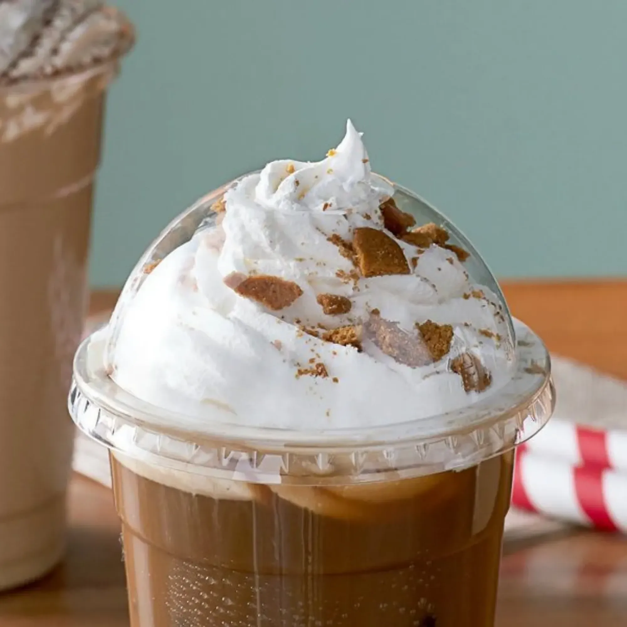 Picture of 9-20oz Grsp Pet Smoothie Dome Lid W/hole X 800