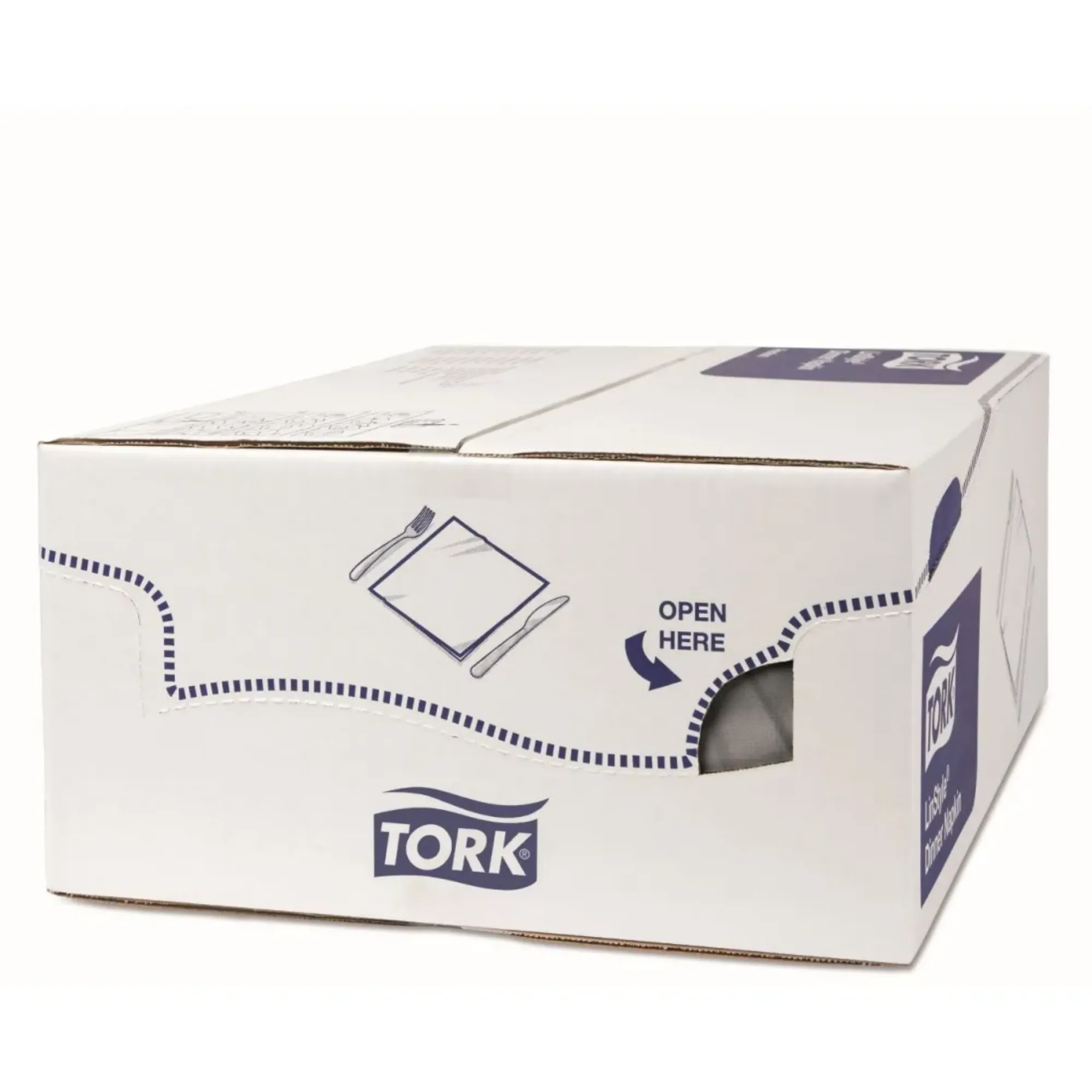 Picture of Tork Linstyle Grey Napkins 4 Fold X 600