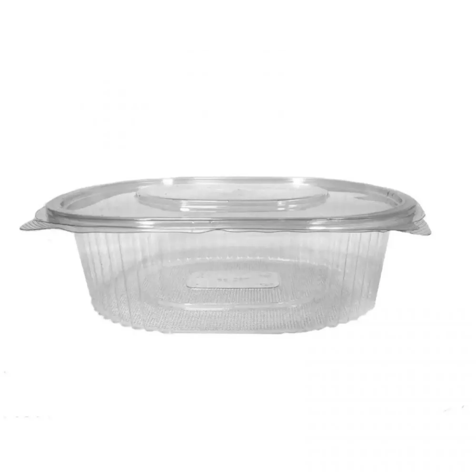 Picture of Oval Hinged Clear Salad Container 375cc X 50