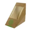 Picture of Compostable Kraft Sandwich Wedge X 500 - 05268416