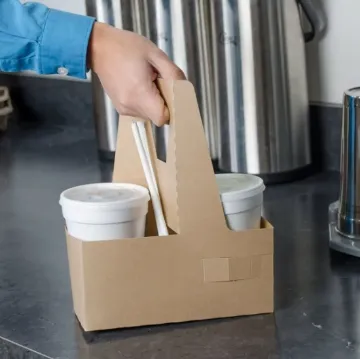 Picture of Kraft 2 Cup Carrier With Handle X 200