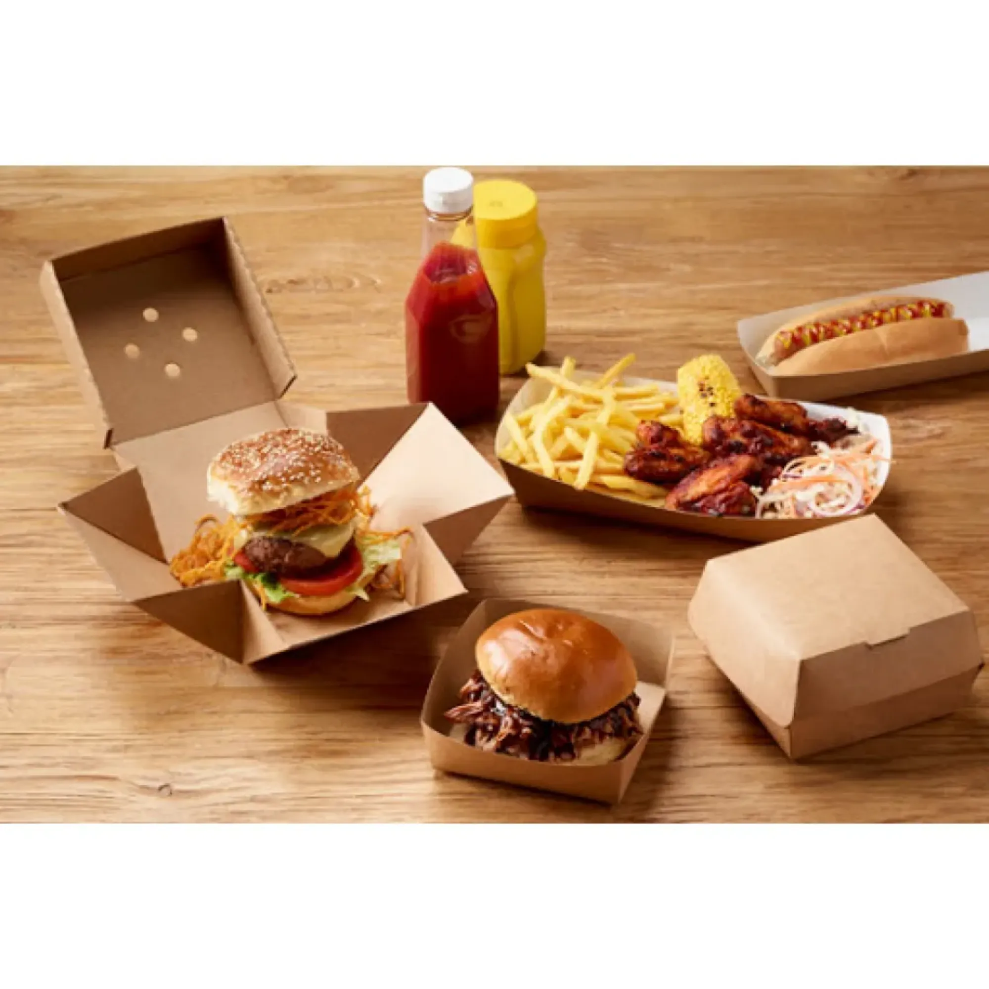Picture of Corrugated Premium Burger Box X 100