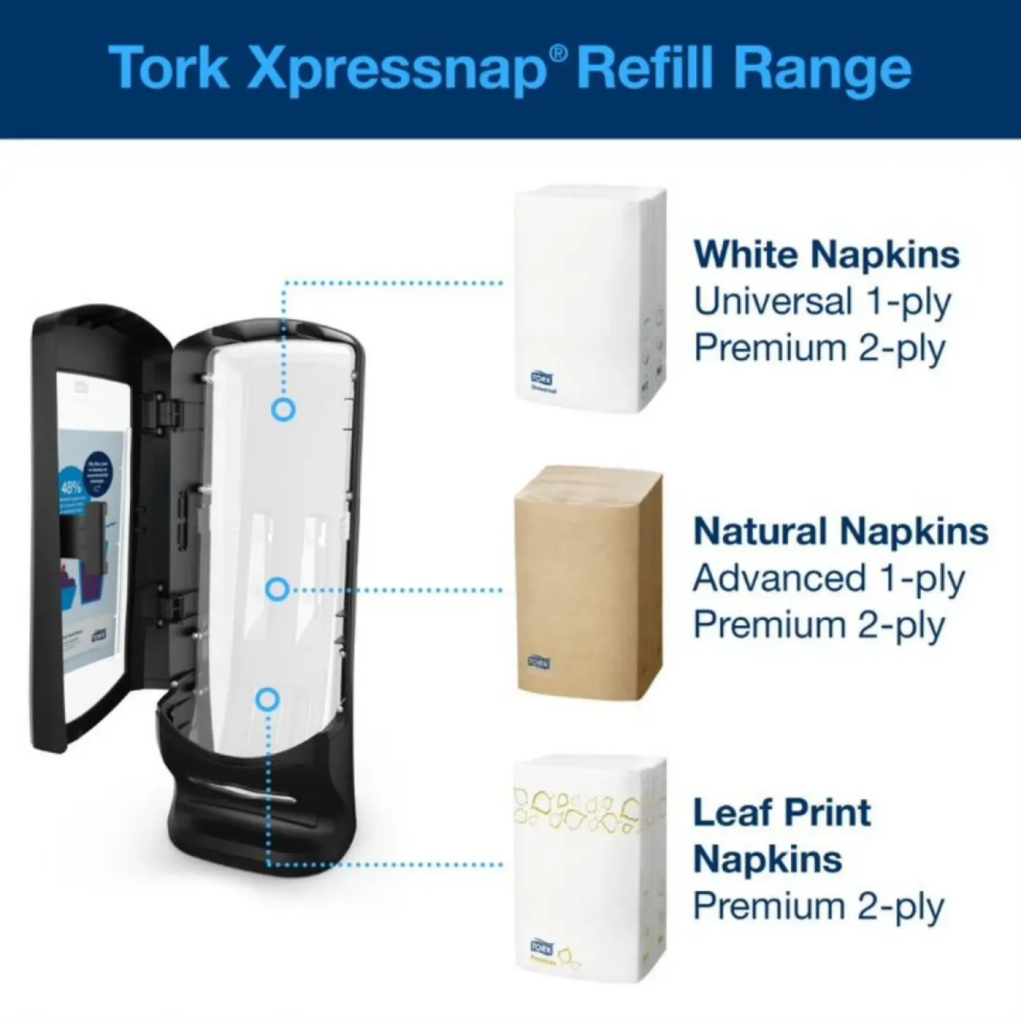 Picture of Tork Xpress Napkin Stand Black N4