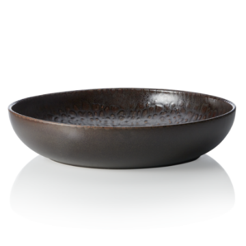 Picture of Rockzzero Stoneware Bowl Metallic Brown Dia 33 cm 3 L