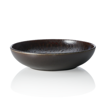 Picture of Rockzzero Stoneware Bowl Metallic Brown Dia 28 cm 2 L