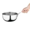 Picture of Vogue Stainless Steel & Aluminium Tri-Wall Flared Sauté Pan 200mm - Y240