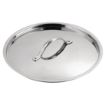 Picture of Vogue Stainless Steel & Aluminium Tri-Wall Stew Pan Lid 24cm - Y425