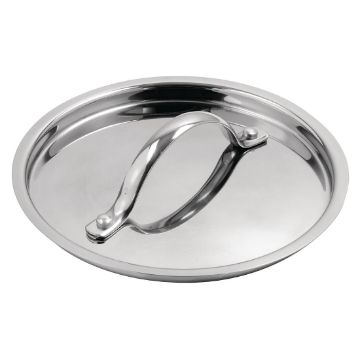 Picture of Vogue Stainless Steel & Aluminium Tri-Wall Saucepan Lid 16cm
