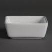 Picture of Olympia Mini Square Dishes White 90ml 85mm (12 Pack) - Y729