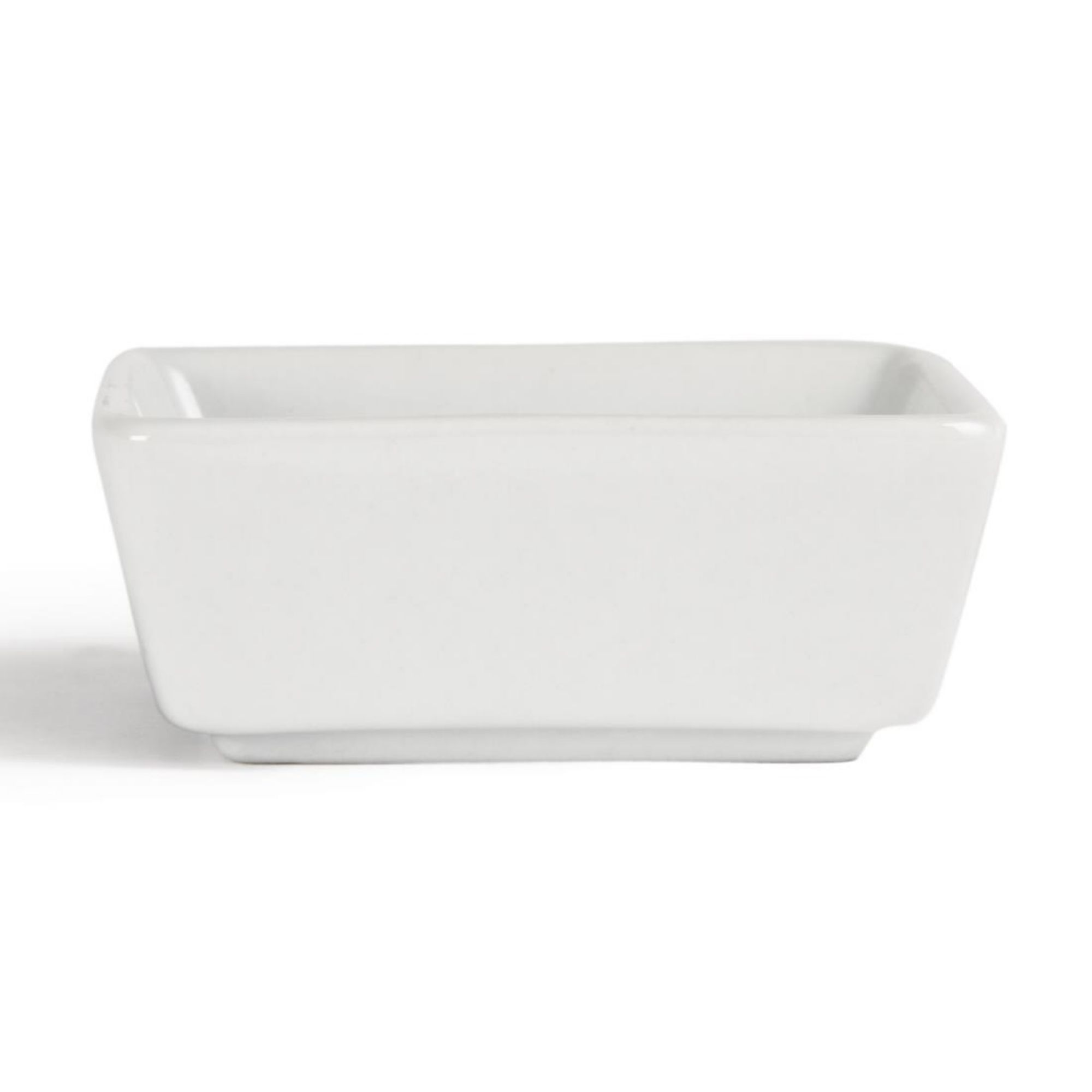 Picture of Olympia Mini Square Dishes White 90ml 85mm (12 Pack)