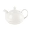 Picture of Churchill Plain Whiteware Teapots 370ml (4 pack) - W905