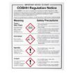 Picture of Vogue COSHH Regulations Sign - W396