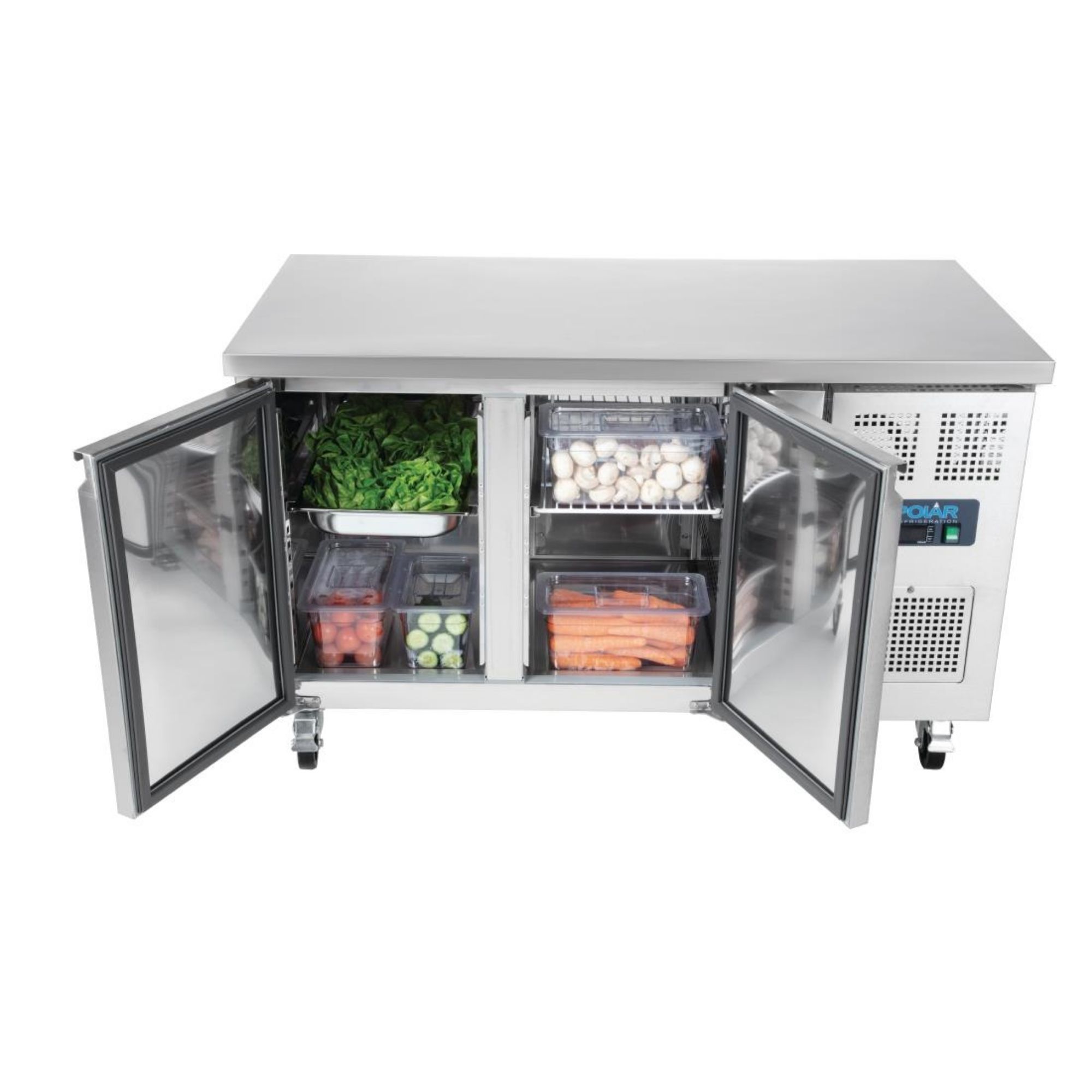 Picture of Polar U-Series Double Door Counter Fridge 282Ltr