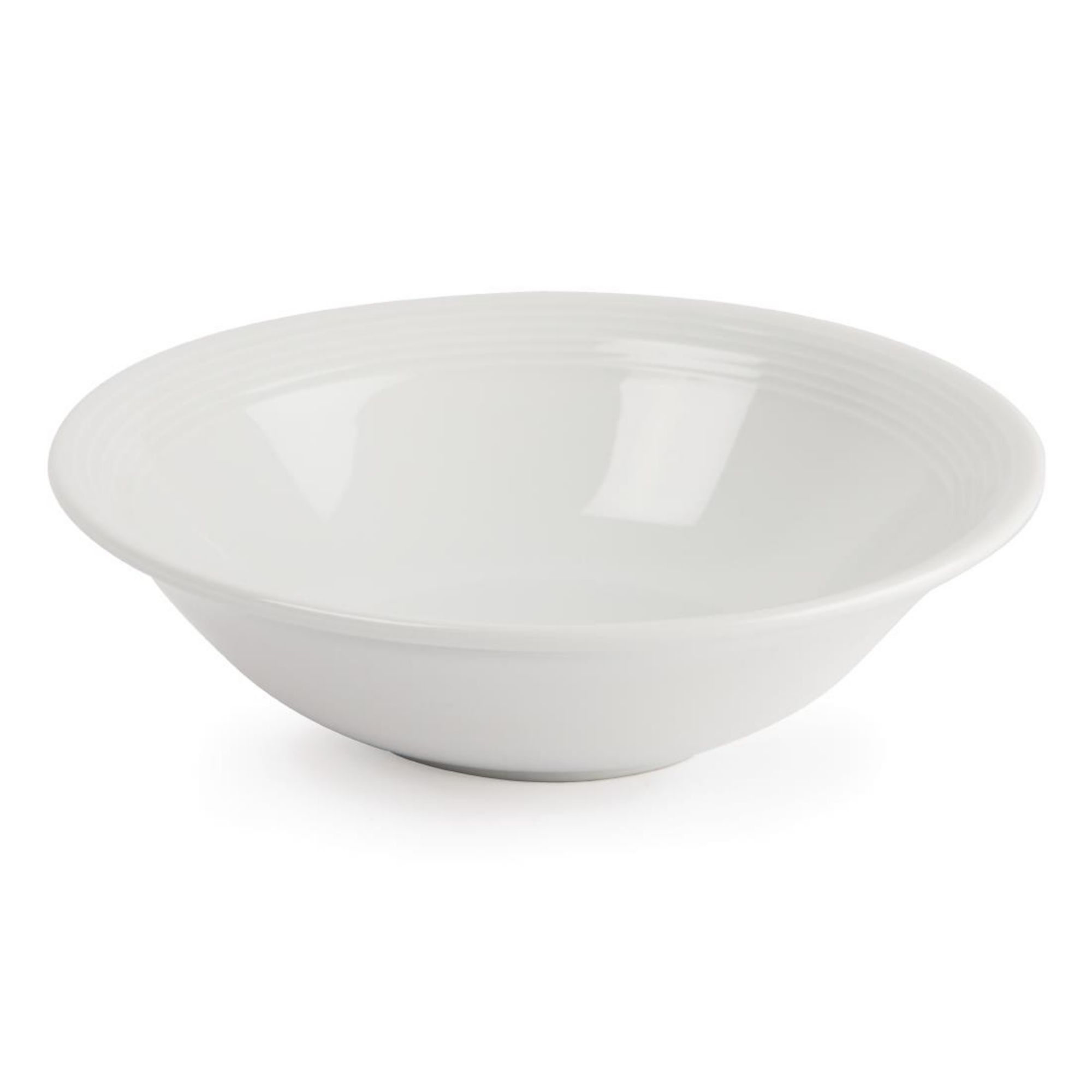 Picture of Olympia Linear Oatmeal Bowls White 150mm (12 pack)