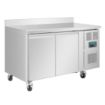 Picture of Polar U-Series Double Door Counter Fridge with Upstand 282Ltr - UA064