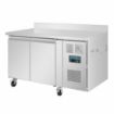 Picture of Polar U-Series Double Door Counter Fridge with Upstand 282Ltr - UA064