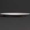 Picture of Olympia Linear Wide Rimmed Plates White 250mm (12 pack) - U091