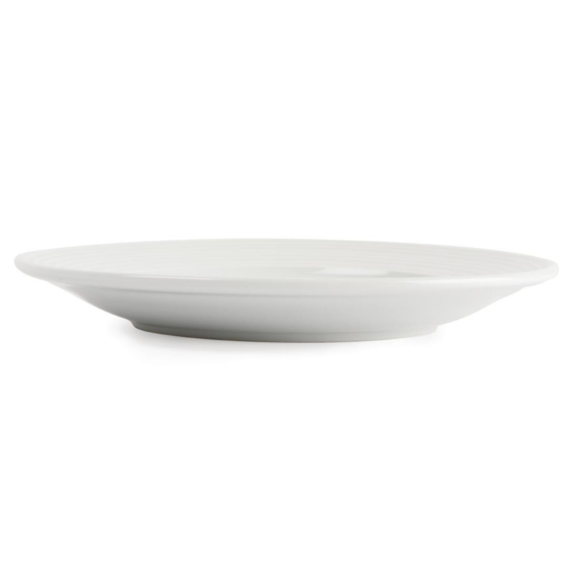 Picture of Olympia Linear Wide Rimmed Plates White 165mm (12 pack)