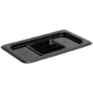 Picture of Vogue Polycarbonate 1/4 Gastronorm Lid Black - U477