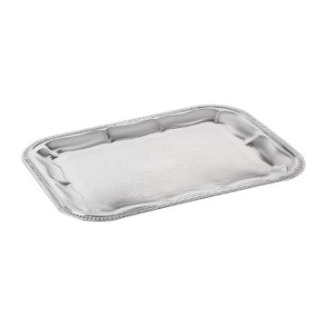 Picture of APS Semi-Disposable Party Tray 410 x 310mm Chrome