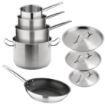 Picture of Vogue Cook Like A Pro 5-Piece Stainless Steel Cookware Set - SA693