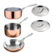 Picture of Vogue Cook Like A Pro 3-Piece Tri-Wall Copper Cookware Set - SA655