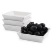 Picture of Olympia Flat Square Miniature Dishes 80mm (12 Pack) - U180