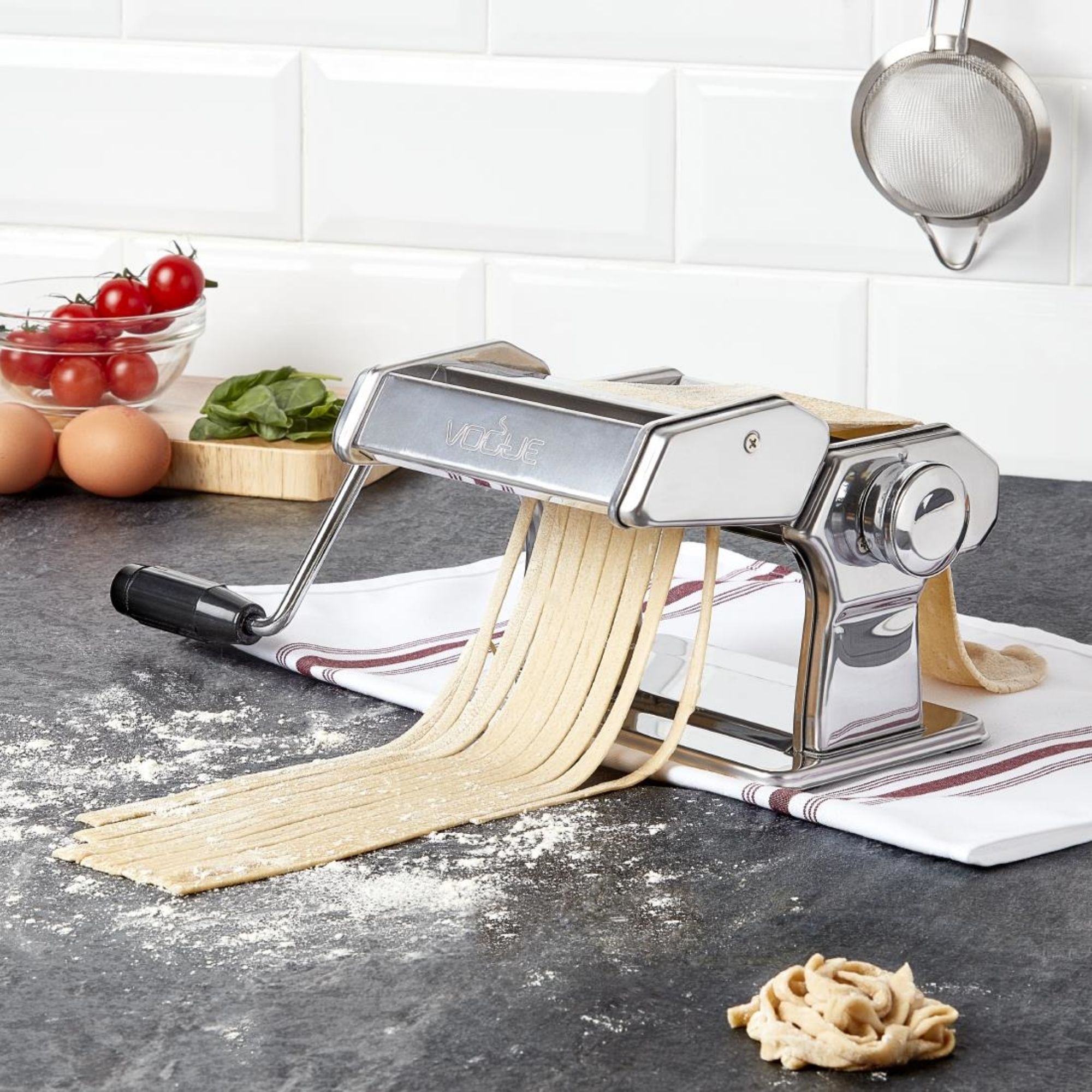 Picture of SPECIAL OFFER Vogue Pasta Machine And Ravioli Cutter Combo