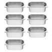 Picture of Vogue Stainless Steel Gastronorm Container Kit 1/4 (7 pack) - S408
