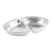 Picture of Olympia Oval Vegetable Dish Two Compartments 200mm - P184