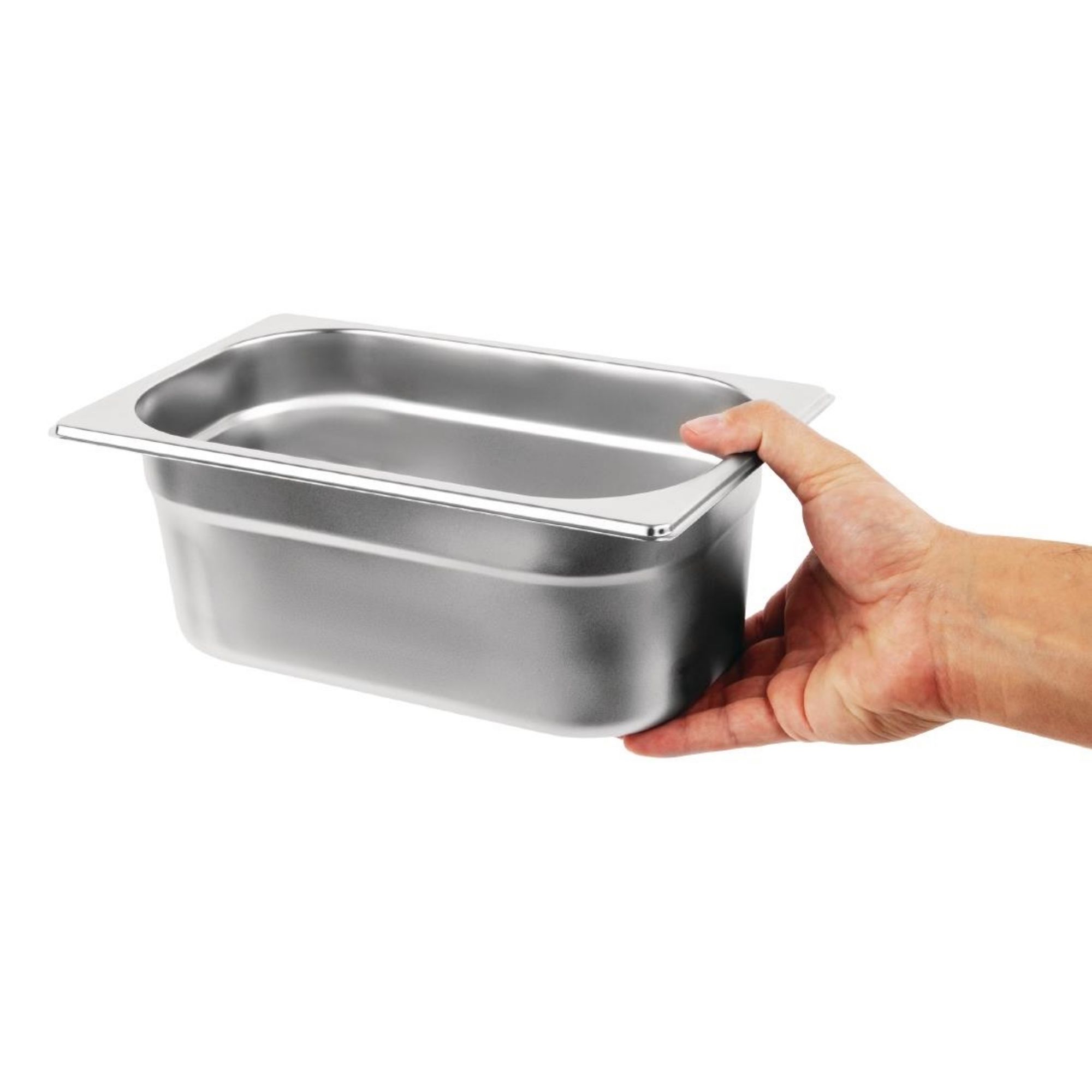 Picture of Vogue Stainless Steel Gastronorm Container Kit 1/4 (5 pack)
