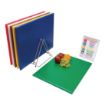 Picture of Hygiplas Thick High Density Chopping Board Set Large 600x450x24mm (6 Pack) - S242