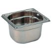 Picture of Matfer Bourgeat Stainless Steel 1/6 Gastronorm Tray 100mm - K075