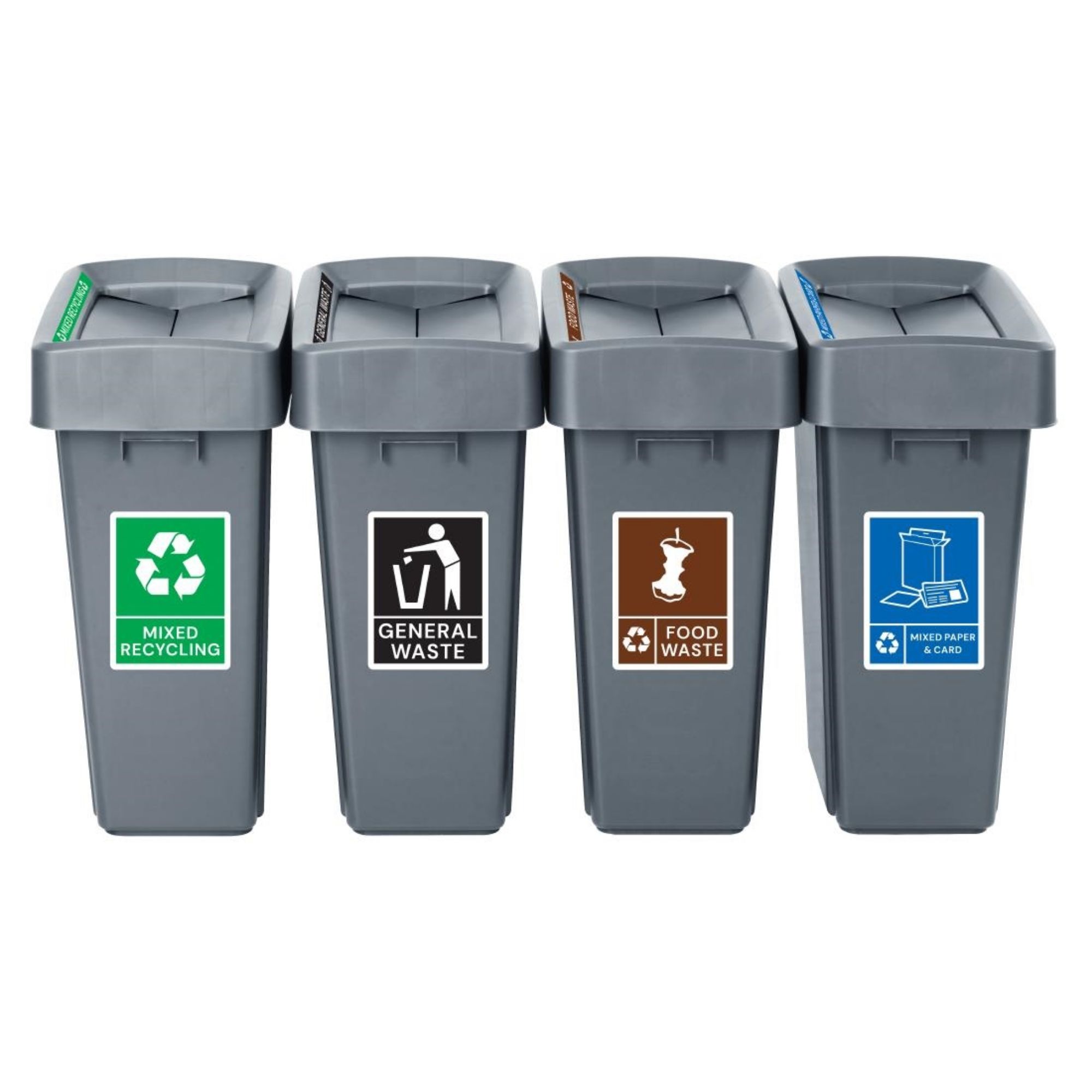 Picture of Jantex Slim Bin Label - Mixed Paper & Card