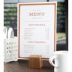 Picture of Olympia Wooden Menu Holder and Riser - JB399