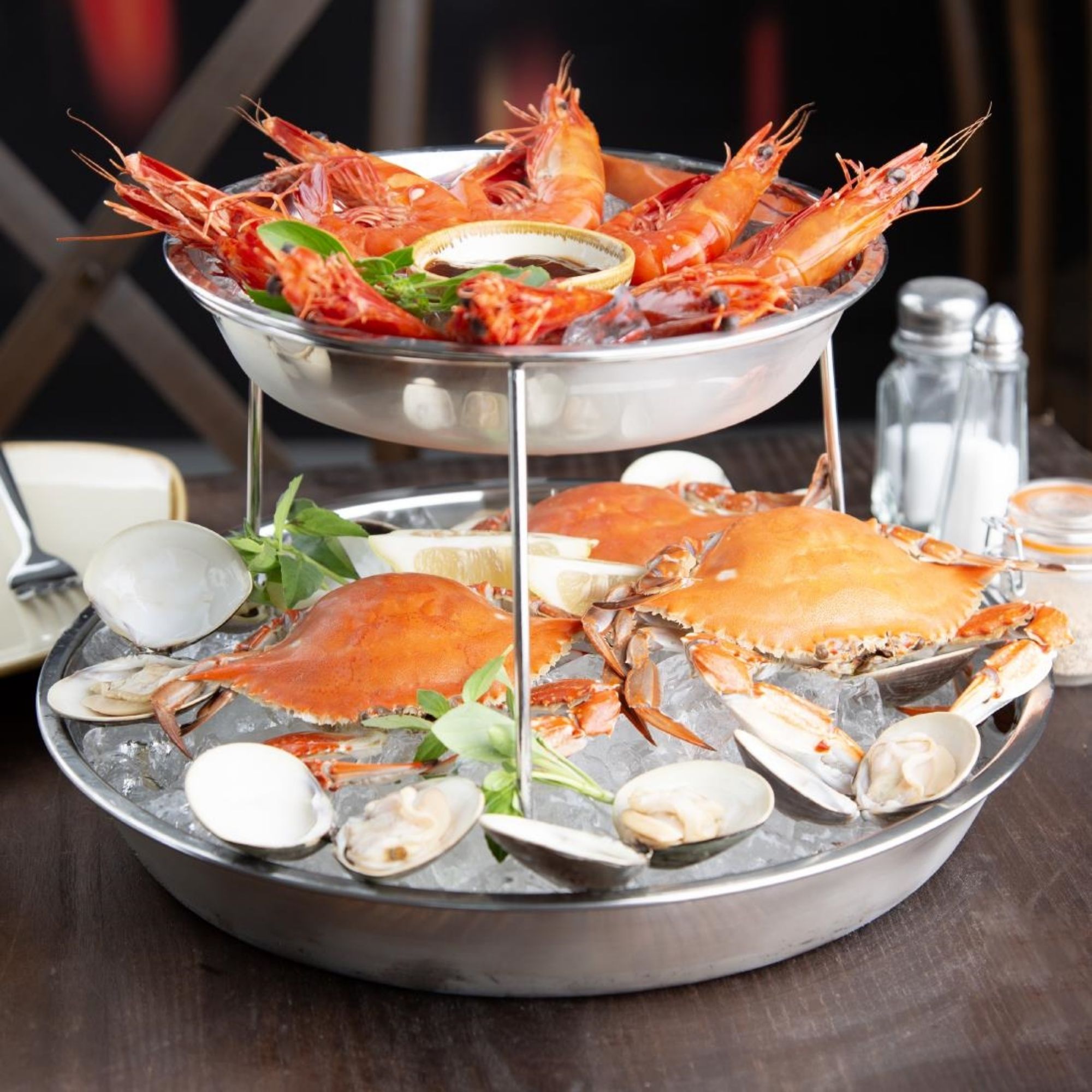 Picture of Olympia Seafood Platter Stainless Steel 318mm