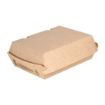 Picture of Notpla 7"x5" Clamshell Takeaway Boxes - Kraft (200 Pack) - JB802