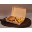 Picture of Notpla 7"x5" Clamshell Takeaway Boxes - Kraft (200 Pack) - JB802