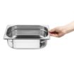 Picture of Caterboss Essentials Stainless Steel 1/2  Gastronorm Tray 100mm (Pack 3) - JB372