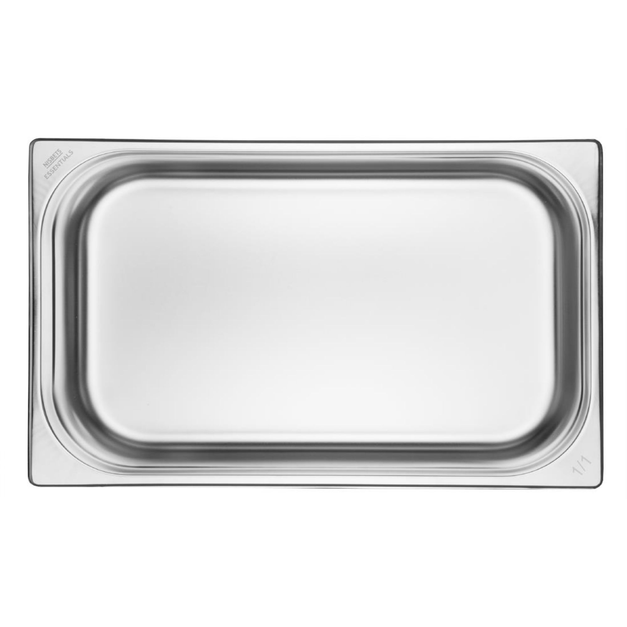 Picture of Caterboss Essentials Stainless Steel Gastronorm Tray 1/1 100mm (Pack 3)