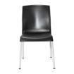 Picture of Bolero Elements Polypropylene Plain Side Chairs Black (4 Pack) - JA918