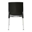 Picture of Bolero Elements Polypropylene Plain Side Chairs Black (4 Pack) - JA918