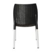 Picture of Bolero Elements Polypropylene Rattan Side Chairs Black (4 Pack) - JA917